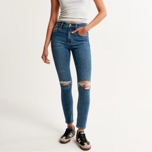 Abercrombie‎ & Fitch super skinny ankle high rise